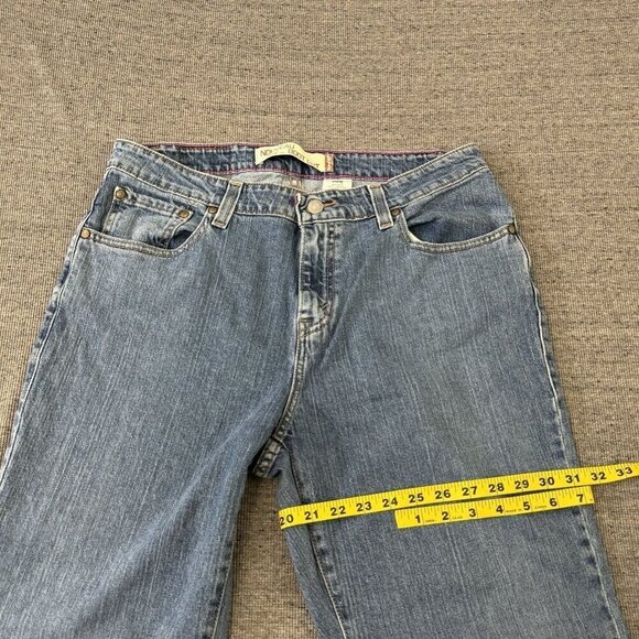 Levi's 515  Nouveau Bootcut Womens Jeans Blue Denim  34 x 33 Size 16M - Picture 8 of 16
